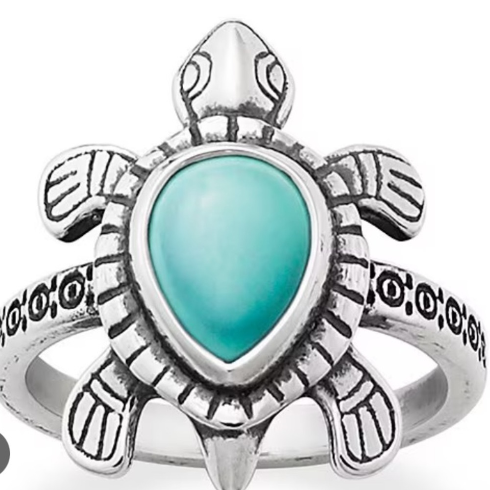 James Avery Tortoise Turtle Ring Sterling Silver
